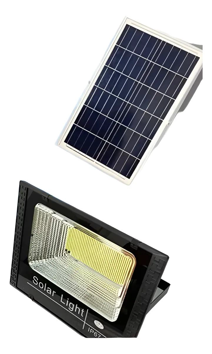 PACK 3 FOCOS REFLECTORES PANEL SOLAR 50W - 1