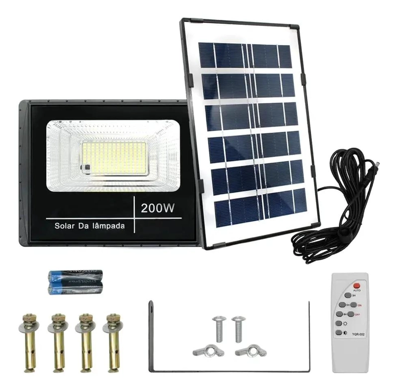 PACK 3 FOCOS REFLECTORES PANEL SOLAR 50W - 2
