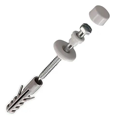 KIT COMPLETO PARA INSTALACION DE WC CON LLAVE FLEXIBLE - 4