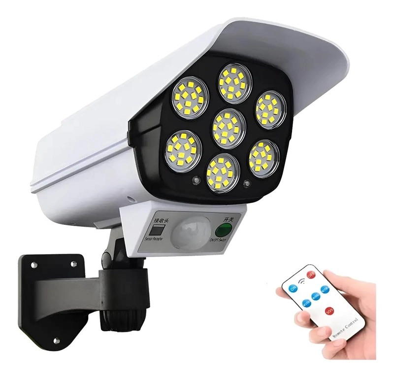 LUZ SOLAR CON SENSOR DE MOVIMIENTO Y PROTECCION IP66 - 1