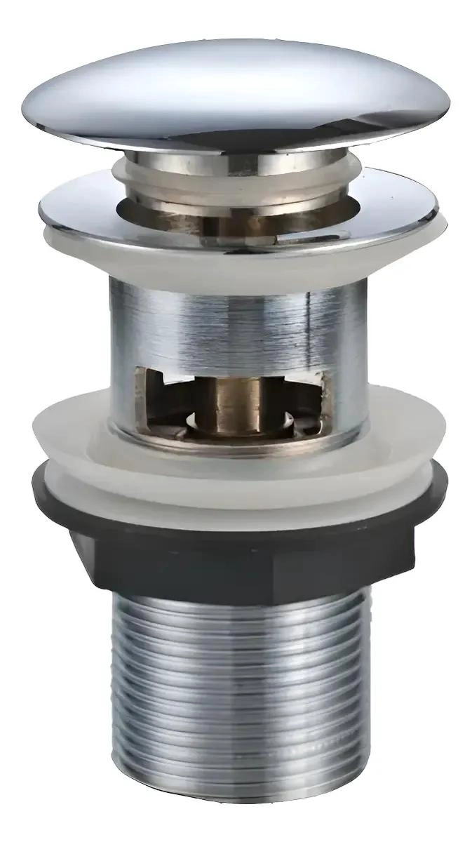 DESAGÜE 1 1/4 PULG CON TAPON CROMADO Y REBALSE - 1