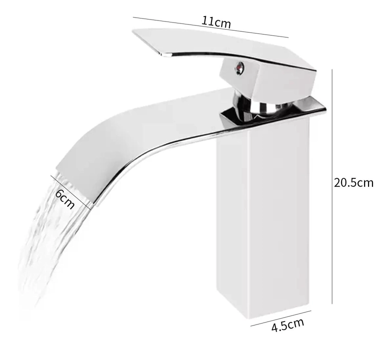 LLAVE MONOMANDO PARA LAVAMANOS Y FREGADERO CON CASCADA - 2
