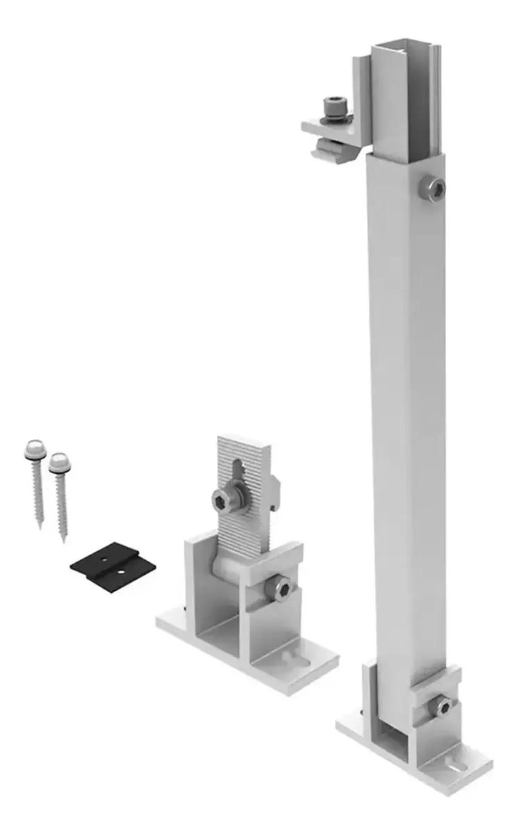 SOPORTE DE ANGULO AJUSTABLE PARA PANEL SOLAR 15° A 30° - 1