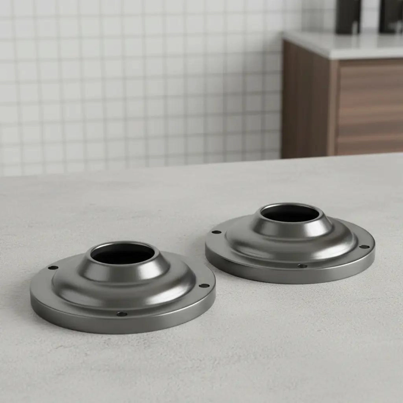 SET 2 FLANCHES METAL PARA BARRA DE BAÑO 19 MM - 2