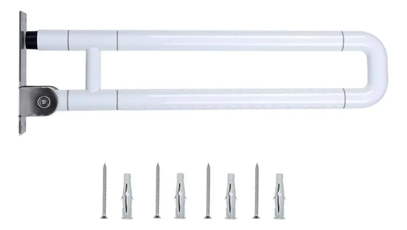 BARRA DE SEGURIDAD ABATIBLE EN ACERO INOXIDABLE 60 CM - 1