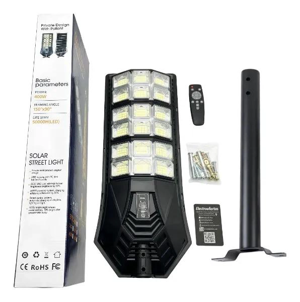 FOCO SOLAR TIPO POSTE 400W CON SOPORTE Y CONTROL - 3