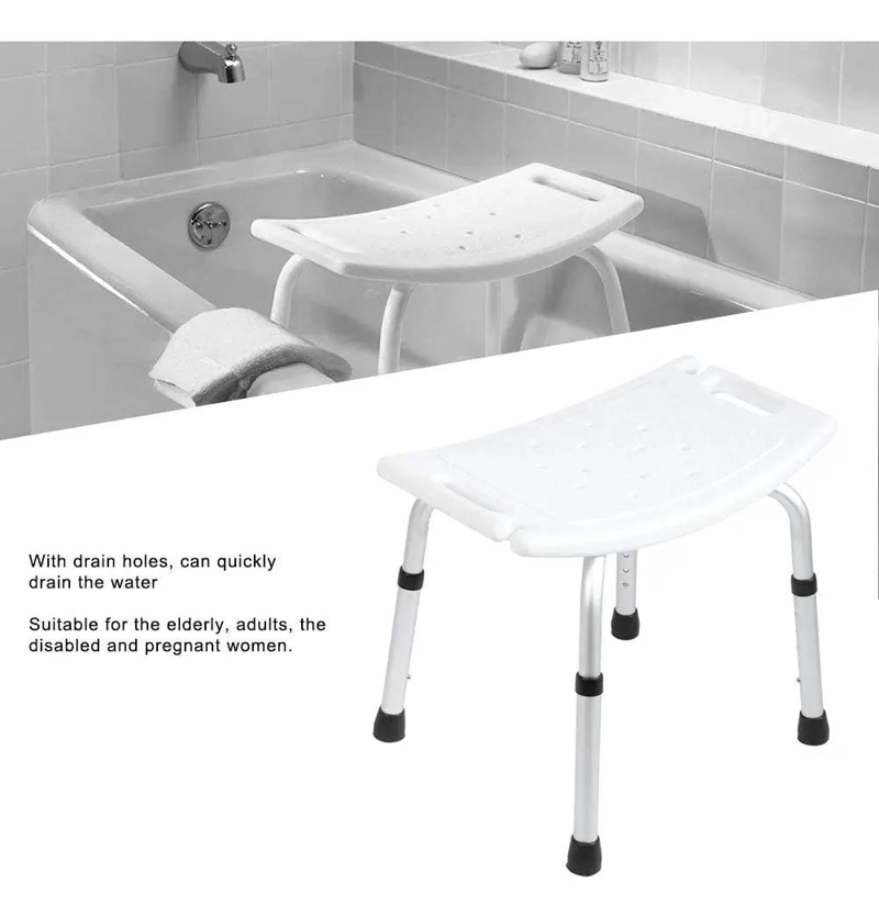 SILLA DE BAÑO AJUSTABLE ANTIDESLIZANTE PARA DUCHA - 2