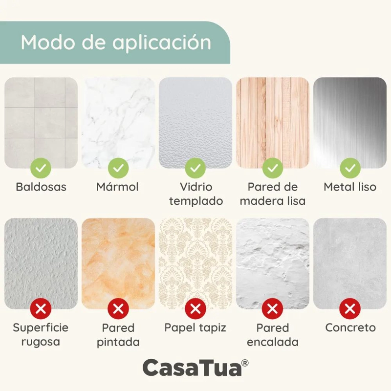 SET 2 REPISAS ADHESIVAS INOXIDABLES PARA DUCHA - 5