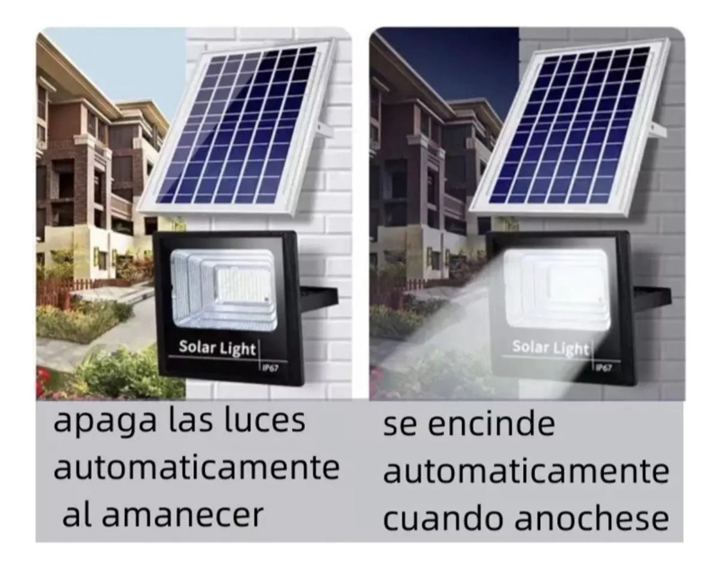 FOCO REFLECTOR SOLAR 300W PARA INTERIOR Y EXTERIOR - 5
