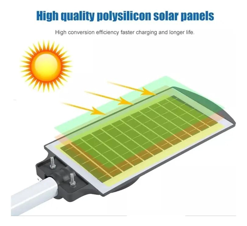 FOCO SOLAR LED 400W CON SOPORTE Y CONTROL REMOTO - 5