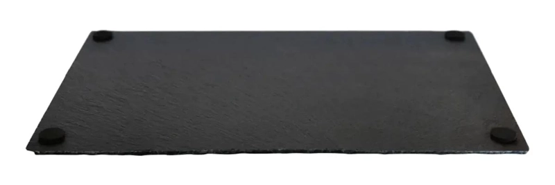 PACK 4 PLATOS RECTANGULARES DE PIEDRA PIZARRA 25X12CM - 2