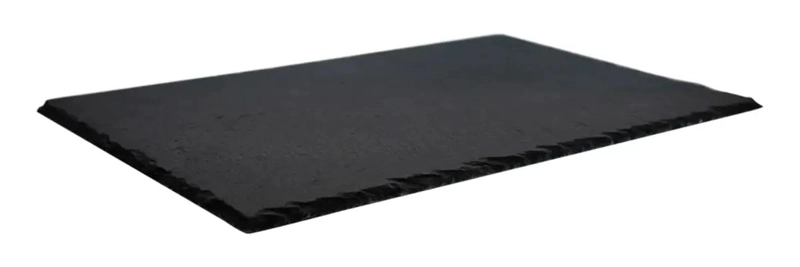 PACK 4 PLATOS RECTANGULARES DE PIEDRA PIZARRA 25X12CM - 4