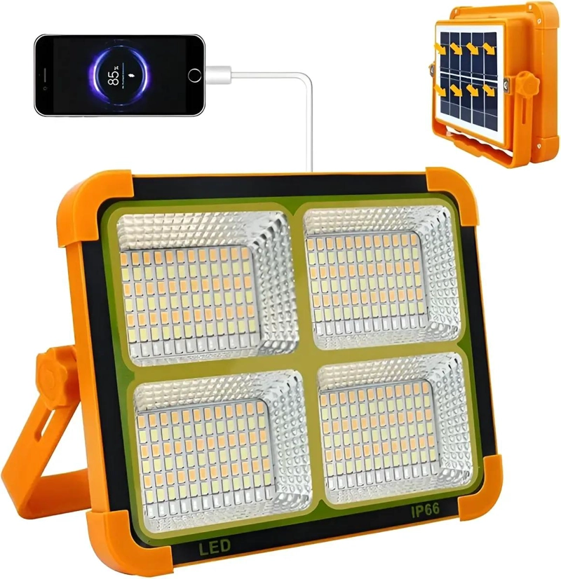 LAMPARA LED SOLAR PORTATIL IP66 PARA EMERGENCIAS - 1