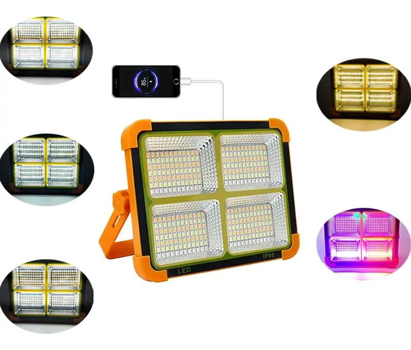 LAMPARA LED SOLAR PORTATIL IP66 PARA EMERGENCIAS - 2