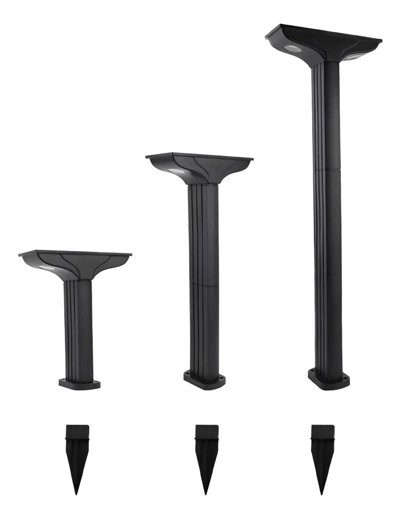 LUZ SOLAR LED IMPERMEABLE PARA JARDIN CON 3 NIVELES DE BR - 1