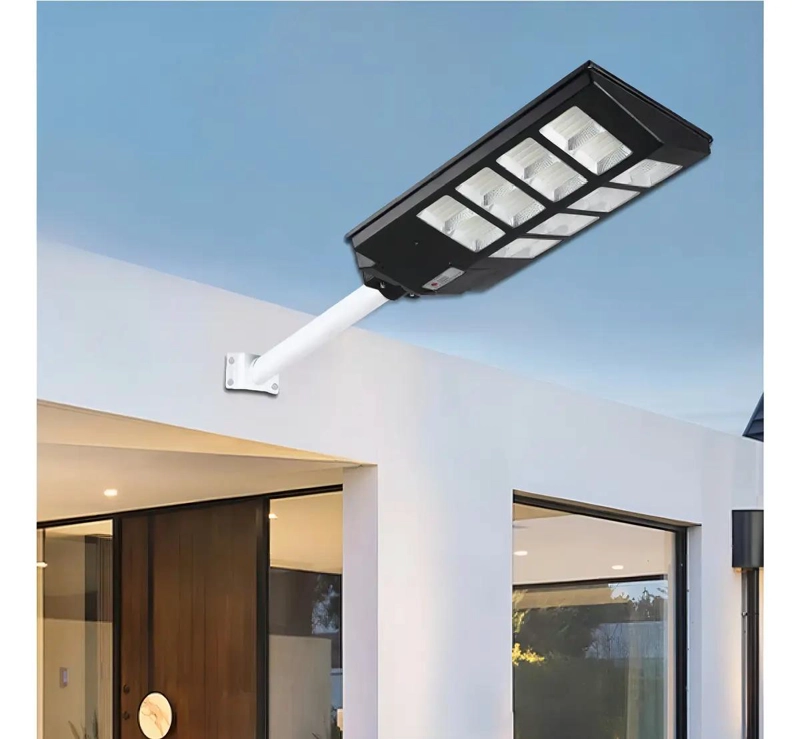 FOCO LED SOLAR 400W PARA POSTE EXTERIOR CON SOPORTE - 5
