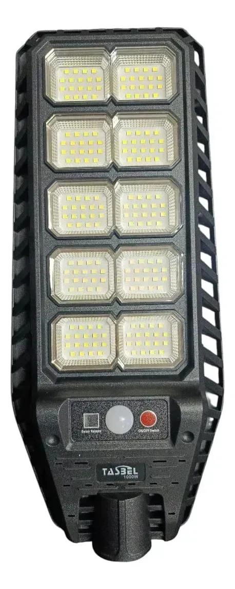 FOCO SOLAR 1000W CON SENSOR, SOPORTE Y CONTROL REMOTO - 1