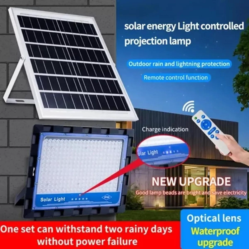 FOCO SOLAR 200W CON PANEL Y CONTROL REMOTO - 3