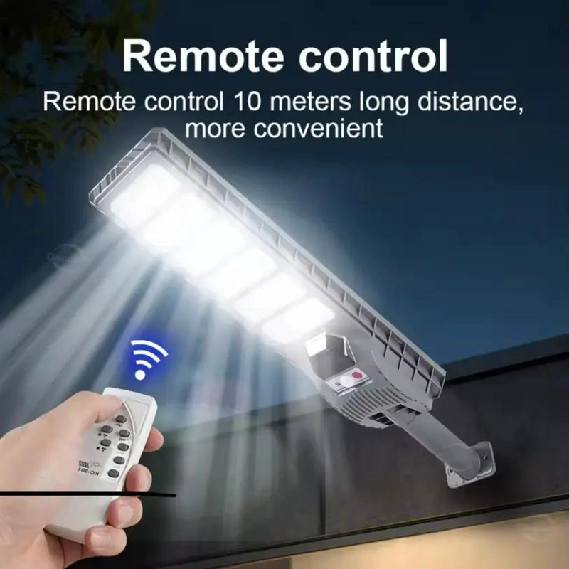 FOCO SOLAR LED 600W CON SENSOR DE MOVIMIENTO LUZ FRIA - 3