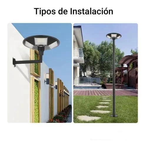 FOCO SOLAR PARA POSTE 500W CON SENSOR DE MOVIMIENTO Y MOD - 2