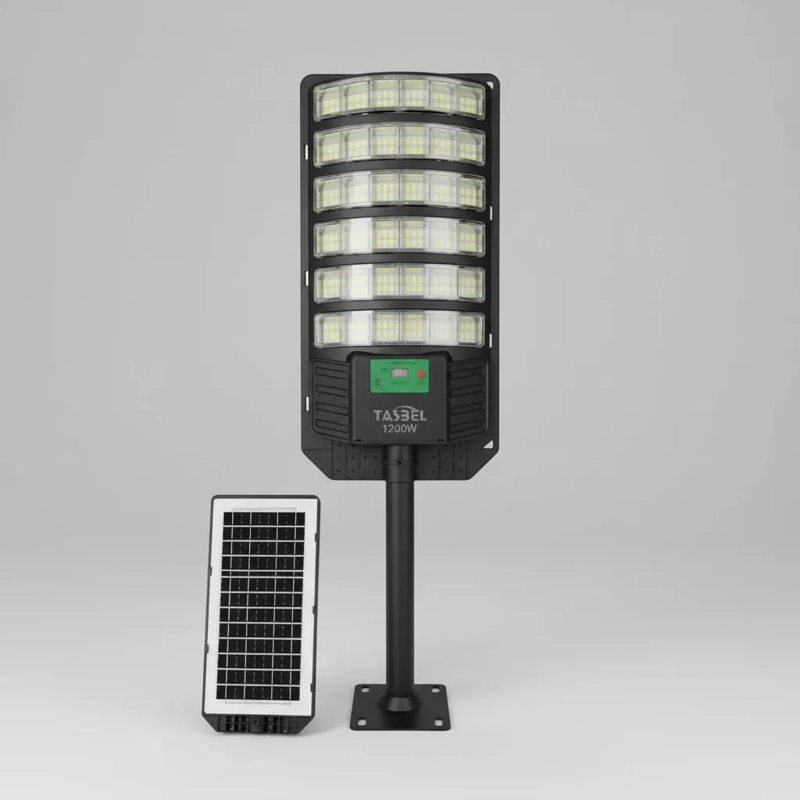 FOCO SOLAR LED PARA POSTE 1200W CON SENSOR Y CONTROL - 3