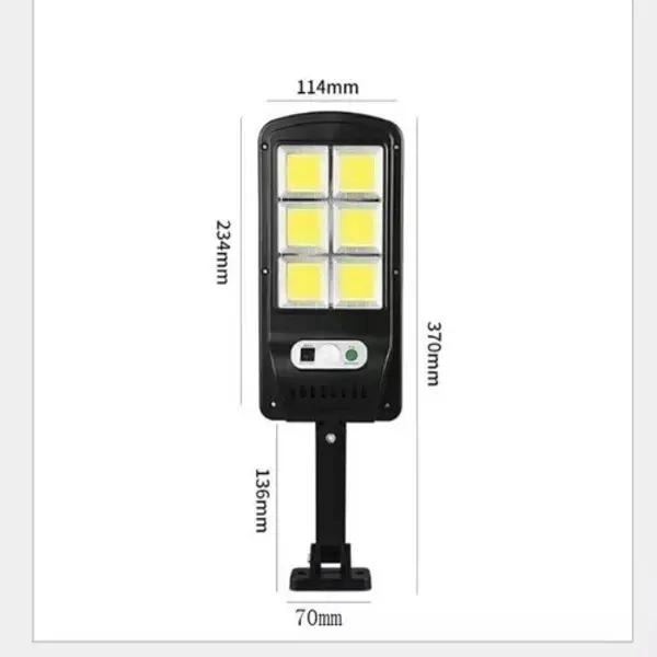 PACK 3 FOCOS LED SOLARES 400W CON KIT DE INSTALACION - 3