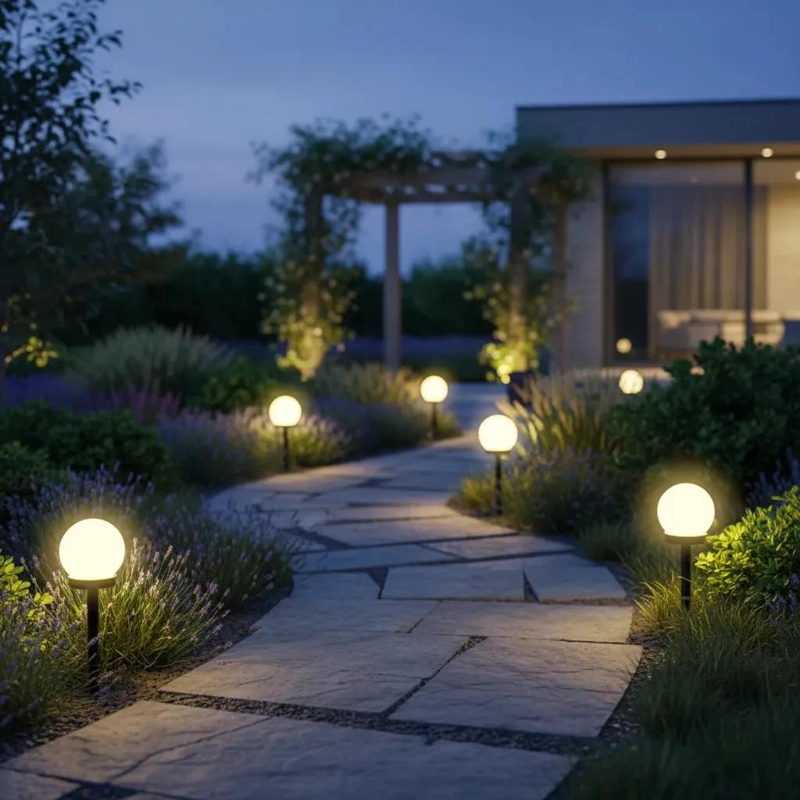 PACK 4 FOCOS LED SOLARES PARA JARDIN - 4