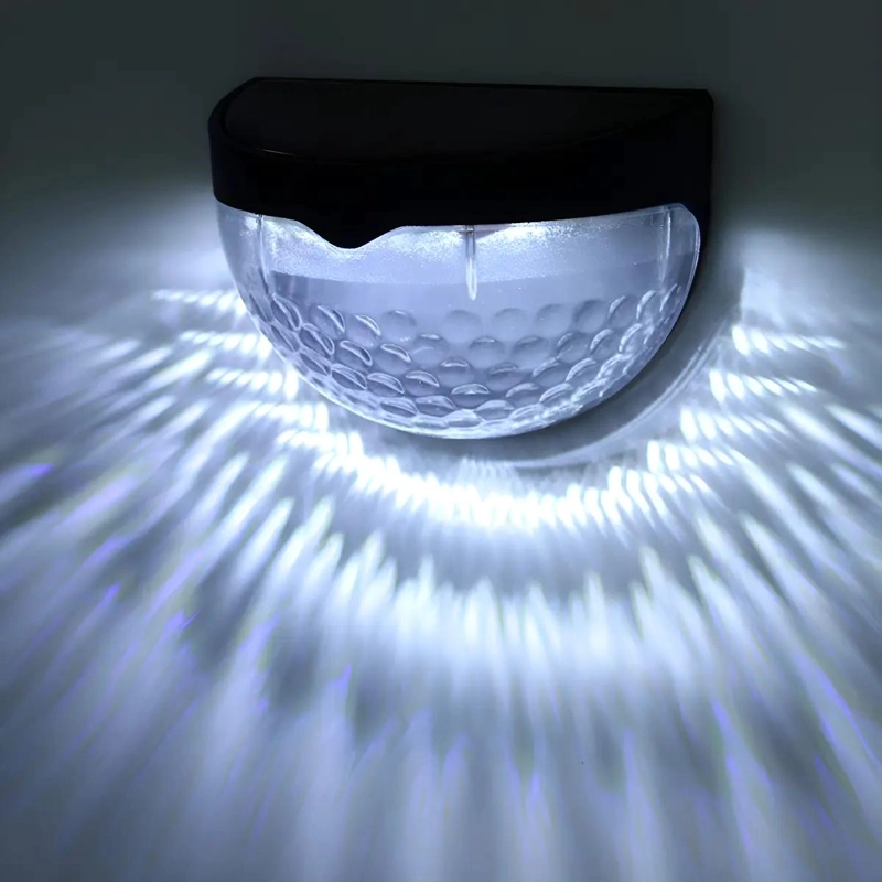 PACK 4 APLIQUES SOLARES 6 LED PARA EXTERIOR - 1