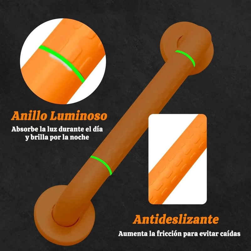 JUEGO 2 BARRAS DE SEGURIDAD ANTIDESLIZANTES 40CM - 5