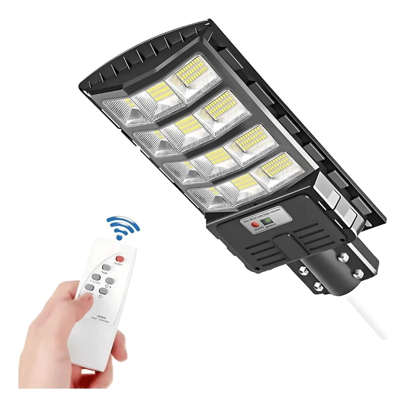 FOCO SOLAR TIPO POSTE 500W CON CONTROL REMOTO Y SOPORTE - 1