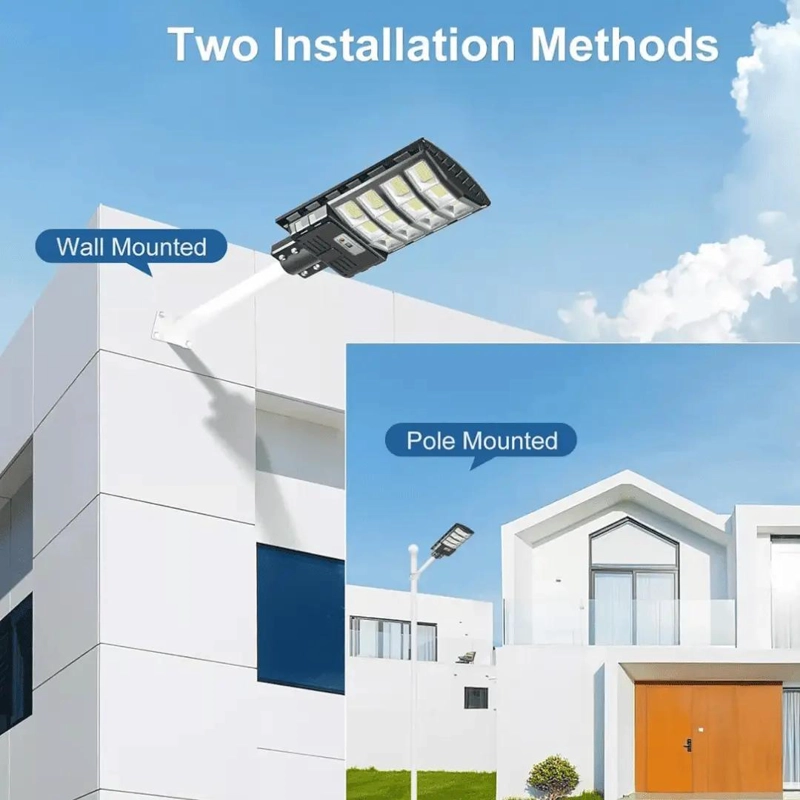 FOCO SOLAR TIPO POSTE 500W CON CONTROL REMOTO Y SOPORTE - 3