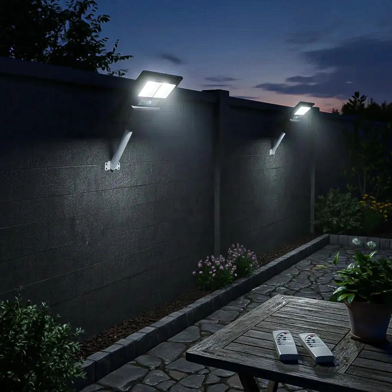 PACK 2 FOCOS SOLARES LED 60W PARA EXTERIOR - 5