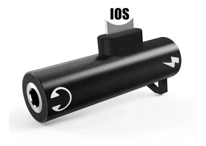 GENÉRICO ADAPTADOR LIGHTNING PARA AUDIFONOS Y CARGA