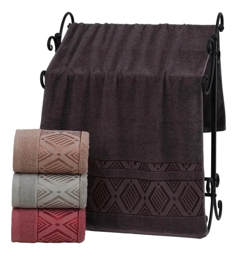TOALLA DE BAÑO GRANDE 100% ALGODON 140X70 CM - 1