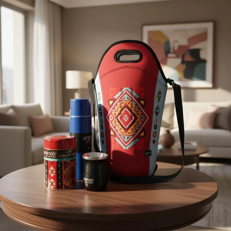 KIT MATERO CON BOLSO NEOPRENO, TERMO Y YERBERA - 2