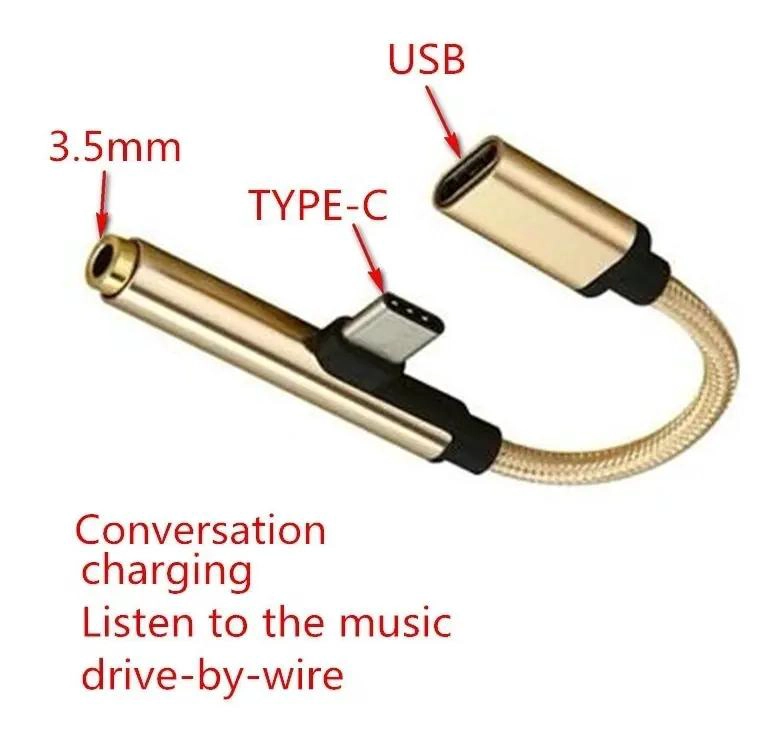 ADAPTADOR USB-C A 3.5MM PARA AURICULARES Y CARGA - 3