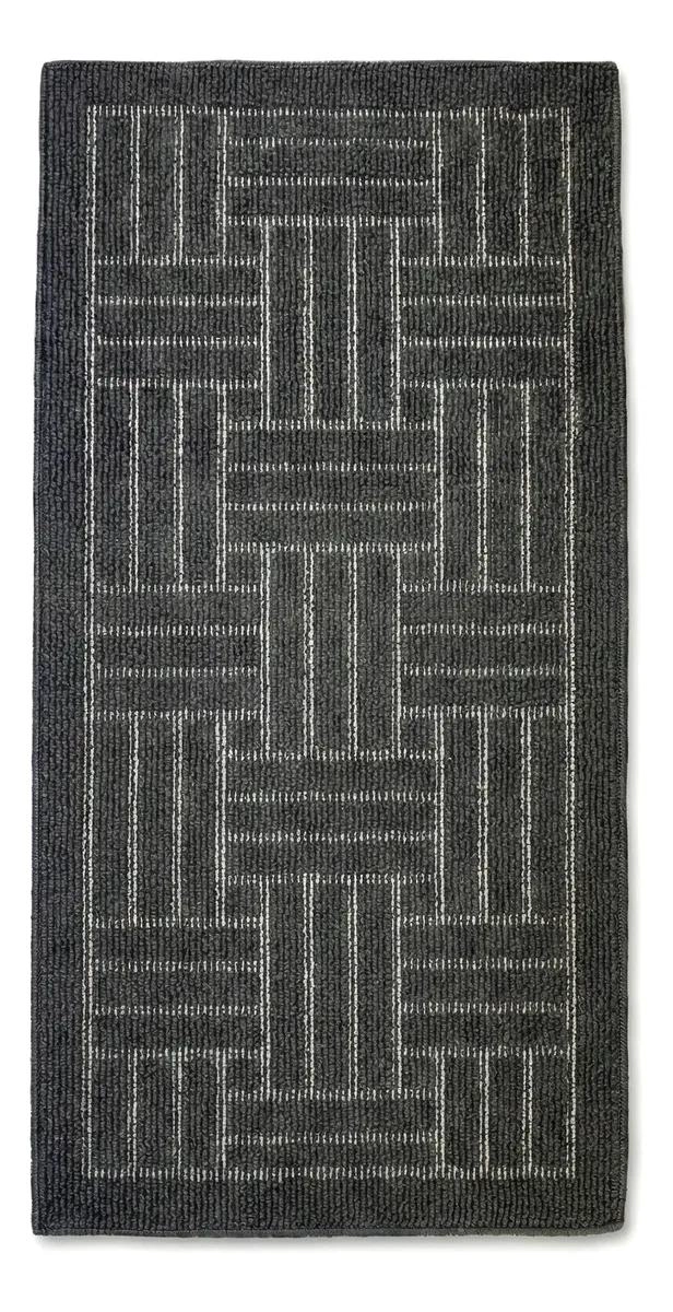 ALFOMBRA ANTIDESLIZANTE TEJIDA LAVABLE PARA COCINA Y HOG - 1