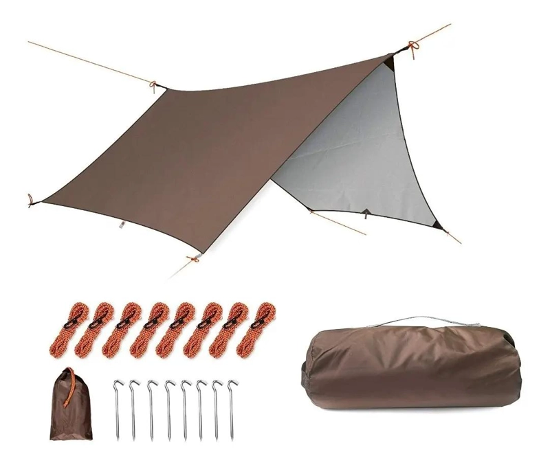 GENÉRICO TOLDO CARPA 4.4X5.8M CON ESTACAS Y PROTECCION UV