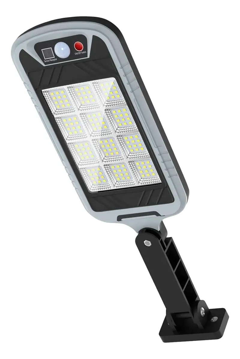 FOCO SOLAR EXTERIOR CON SENSOR DE MOVIMIENTO Y LUZ LED - 1