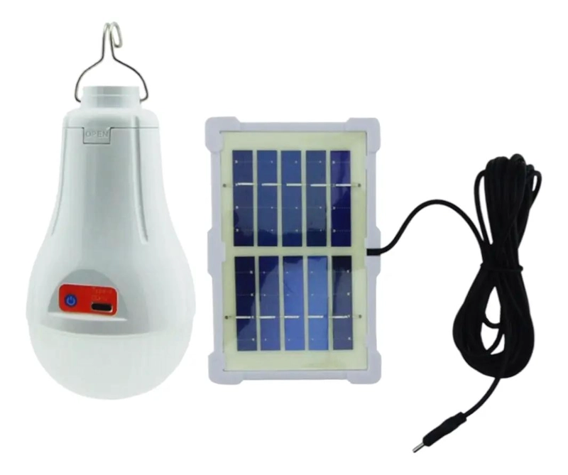AMPOLLETA LED SOLAR 30W CON PANEL SOLAR MODELO 669A - 2