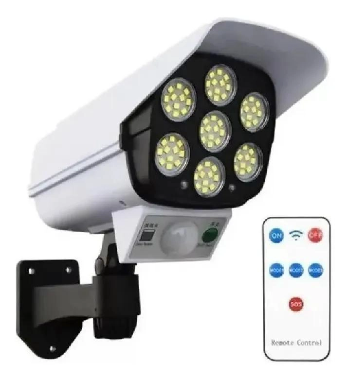 FOCO SOLAR CON SENSOR DE MOVIMIENTO Y CONTROL REMOTO - 1