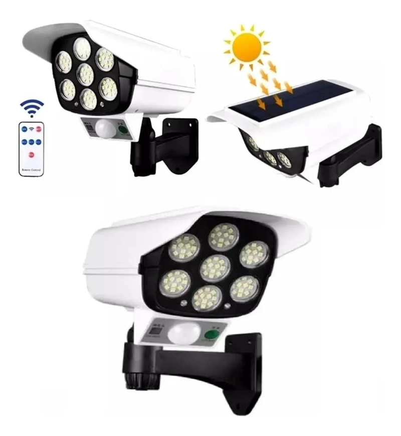 FOCO SOLAR CON SENSOR DE MOVIMIENTO Y CONTROL REMOTO - 2