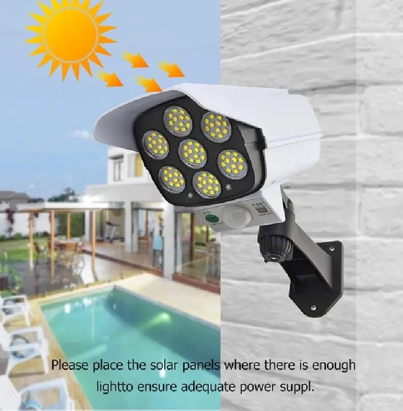 FOCO SOLAR CON SENSOR DE MOVIMIENTO Y CONTROL REMOTO - 4