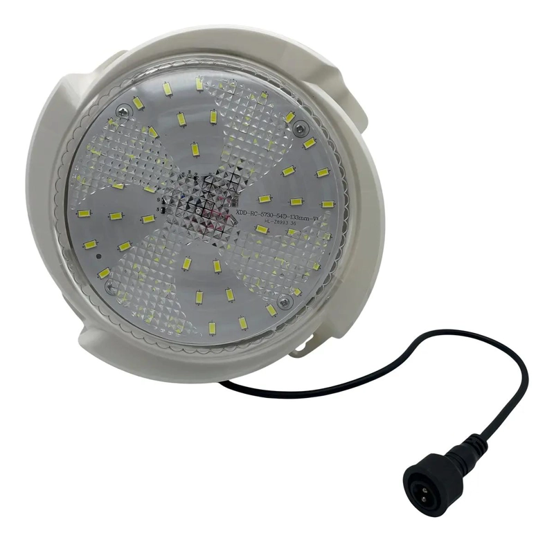 LAMPARA PLAFON TECHO 200W LUZ FRIA 6500K - 2