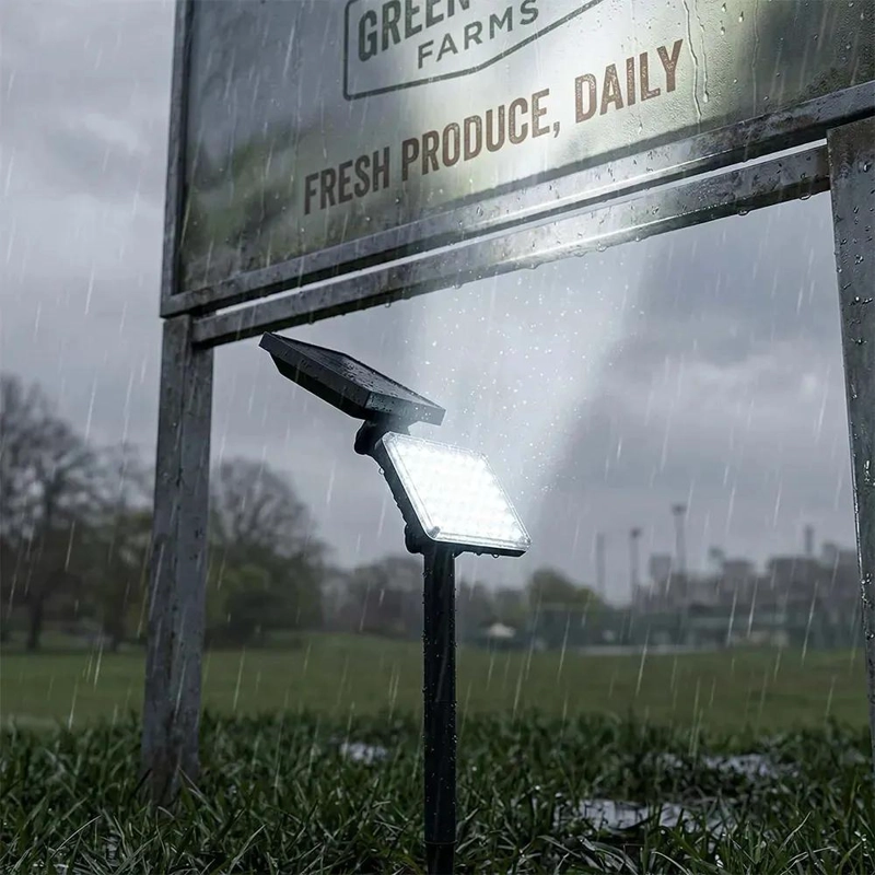 FOCO SOLAR LED CON SENSOR DE MOVIMIENTO IP65 1500LM - 3