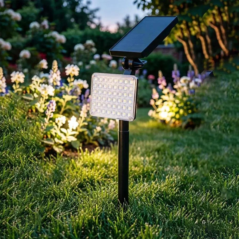 FOCO SOLAR LED CON SENSOR DE MOVIMIENTO IP65 1500LM - 5
