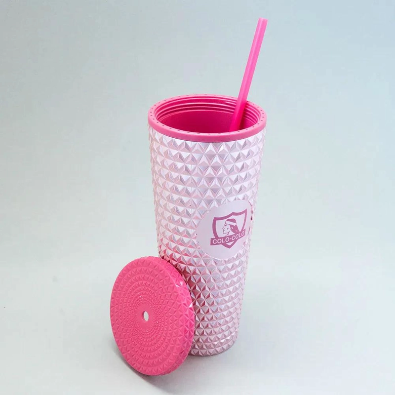 VASO TUMBLER SHINY 780ML COLOR ROSA - 5