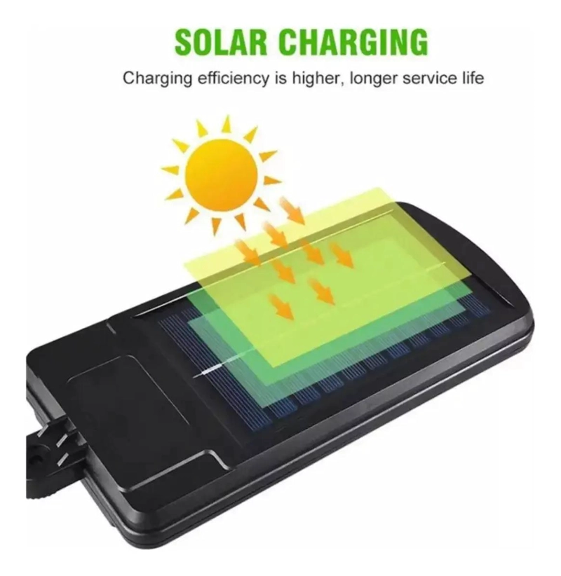 PACK 3 FOCOS SOLARES LED CON SENSOR DE MOVIMIENTO - 2