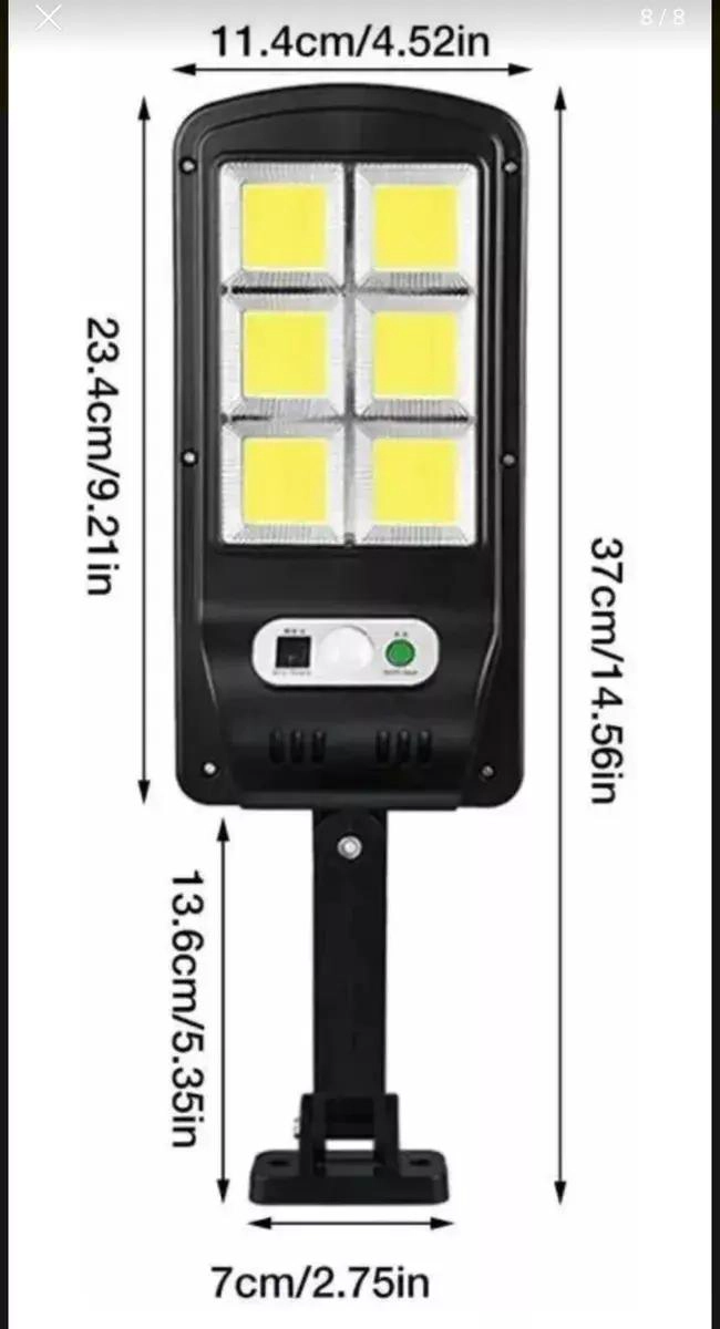 PACK 3 FOCOS SOLARES LED CON SENSOR DE MOVIMIENTO - 4