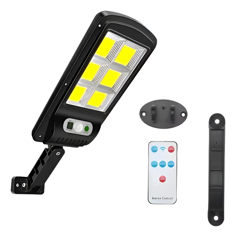 FOCOS LED SOLARES CON SENSOR DE MOVIMIENTO Y 120 LEDS - 1